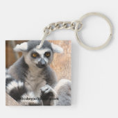Entzückender Lemur Schlüsselanhänger (Rückseite)