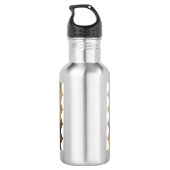 Entzückender Löwe Edelstahlflasche (Rückseite)