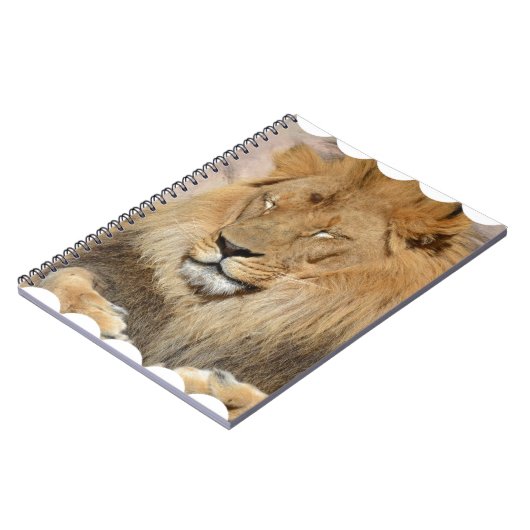 Entzückender Löwe Notizblock (Linke Seite)