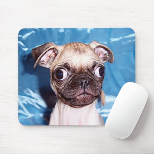 Entzückender Mops-Welpe Mousepad (Mit Mouse)