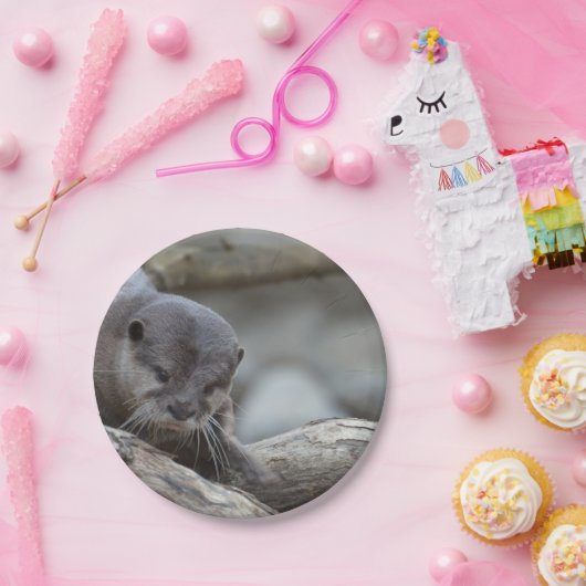 Entzückender Otter Pappteller (Party)