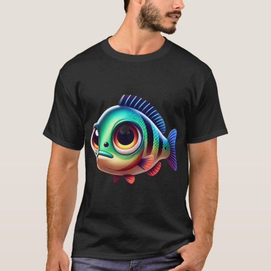 Entzückender Pfauenbarsch T-Shirt (Vorderseite)