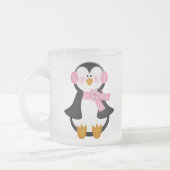 entzückender Pinguin Mattglastasse (Links)