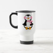 entzückender Pinguin Reisebecher (Links)