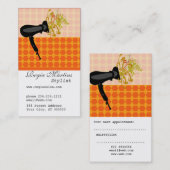 Entzückender Retro Terminkarte (Vorne/Hinten)