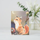 Entzückender Rotfuchs Postkarte (Stehend Vorderseite)