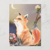 Entzückender Rotfuchs Postkarte (Vorderseite)