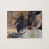 Entzückender Schäferhund Puzzle (Horizontal)