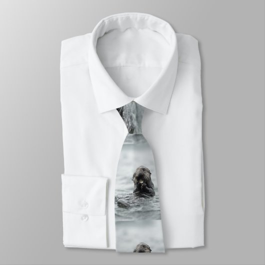 Entzückender Seeotter Krawatte (Gebunden)