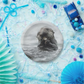 Entzückender Seeotter Pappteller (Party)