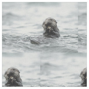Entzückender Seeotter Stoff
