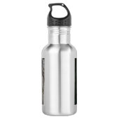 Entzückender Steinhaufen Terrier Edelstahlflasche (Rückseite)