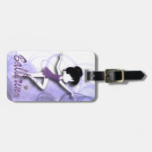 Entzückender Text | des Ballerina-Tänzer-| DIY Gepäckanhänger (Vorderseite horizontal)