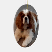 Entzückender unbekümmerter Königcharles Spaniel Keramik Ornament (Rechts)