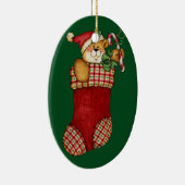 entzückender Vintager Teddybär Keramikornament (Rechts)