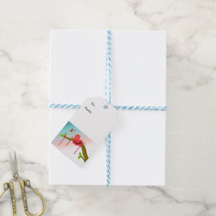 Entzückender Vogel Geschenkanhänger