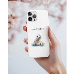 Entzückender Wasserfarben Seehund Welpe, individue Case-Mate iPhone Hülle