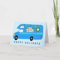 Entzückender Weihnachts-Camper Vintage-RV-Weihnach