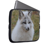 Entzückender weißer Fox Laptopschutzhülle (Vorne Rechts)