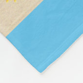 entzückender Welpe auf dem Lauf Fleecedecke (Ecke)