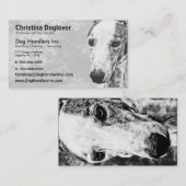 Entzückender Whippet Hund Visitenkarte (Vorne/Hinten)
