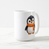 Entzückender Winter Pinguin Kaffeetasse (VorderseiteRechts)