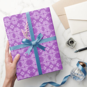 Entzückendes abstraktes Chevron-Muster Geschenkpapier