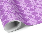 Entzückendes abstraktes Chevron-Muster Geschenkpapier (Rolleneckpunkt)