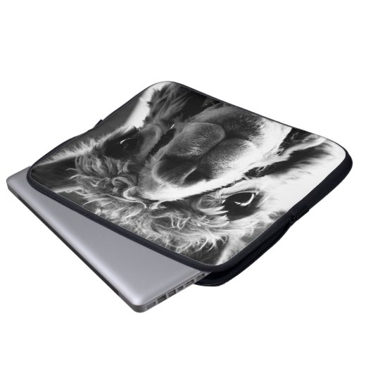 ENTZÜCKENDES ALPAKA LAPTOPSCHUTZHÜLLE (Vorne Knopf)