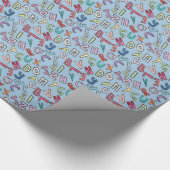 Entzückendes Alphabet-Packpapier Geschenkpapier (Ecke)