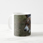 Entzückendes Basset Hound Kaffeetasse (Vorderseite Links)