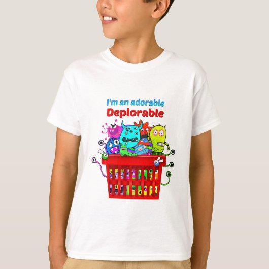 Entzückendes bedauernswertes, Korb von Deplorables T-Shirt (Vorderseite)