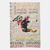 Entzückendes Boston Terrier Handtuch (Vertikal)