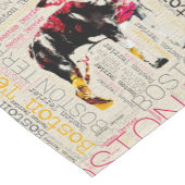 Entzückendes Boston Terrier Kurzer Tischläufer (Ecke)