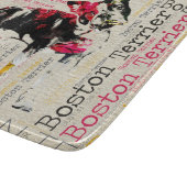 Entzückendes Boston Terrier Schneidebrett (Ecke)