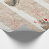 Entzückendes Eichhörnchen in der Geschenkpapier (Ecke)