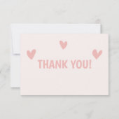 Entzückendes Einhorn danken Ihnen Karten (Rückseite)