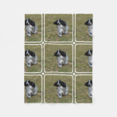 Entzückendes Englisch Cocker spaniel Fleecedecke (Vorderseite)