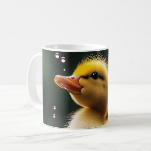 "Entzückendes Entlein im Regen Kaffeetasse