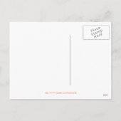 Entzückendes Feiertagspostkarte (Rückseite)