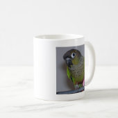 Entzückendes Greencheek Conure Kaffeetasse (VorderseiteRechts)