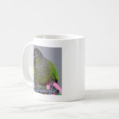 Entzückendes Greencheek Conure Kaffeetasse (Vorderseite Links)