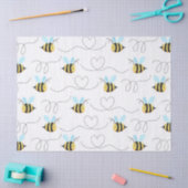 Entzückendes Hummel-Bienen-Muster Seidenpapier (Basteln)