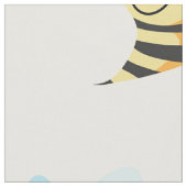 Entzückendes Hummel-Bienen-Muster Stoff (Nahaufnahme)