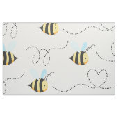 Entzückendes Hummel-Bienen-Muster Stoff (Fat Quarter (45,7 x 55,9 cm))