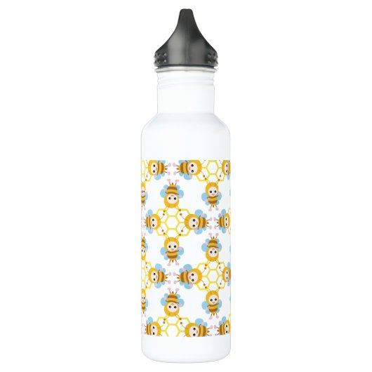 Entzückendes Hummel-Bienen-Muster Trinkflasche (Links)