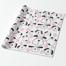 Entzückendes Hunde-Musterdesign