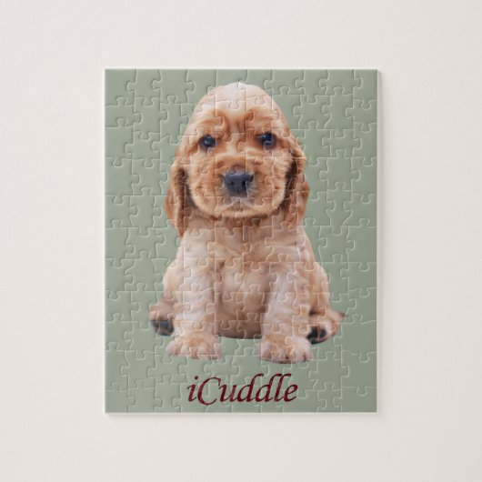 Entzückendes iCuddle Cocker spaniel Puzzle (Vertikal)