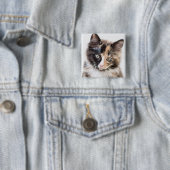 Entzückendes Kaliko-Kätzchen Button (Beispiel)