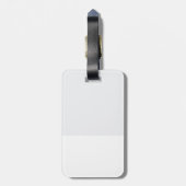 Entzückendes Kaliko-Kätzchen Gepäckanhänger (Rückseite vertikal)